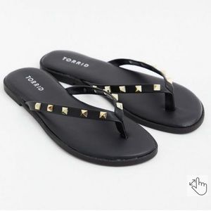 Torrid Studded Flip Flop (WW)